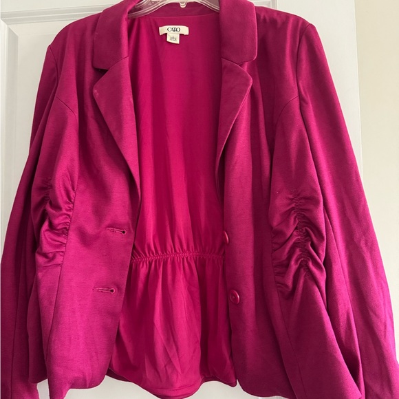 Cato Women's Fuchsia Blazer Size L - Picture 1 of 4